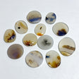 12 Pieces Natural Rare Scenic Dendritic Agate Cabochon - Wholesale Crystals