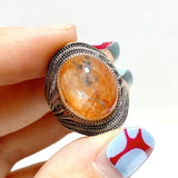 12 Pieces Rare Fire Quartz Dentritic Quartz Different Styles Ring - Wholesale Crystals