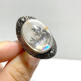 12 Pieces Rare Fire Quartz Dentritic Quartz Different Styles Rings - Wholesale Crystals