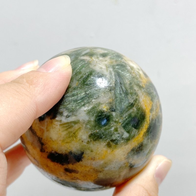 12 Pieces Seraphinite Spheres -Wholesale Crystals