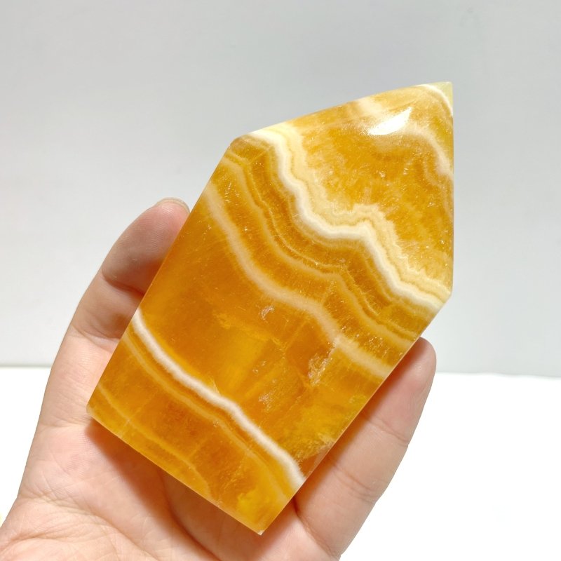 12 Pieces Yellow Calcite Arrow Head Shape - Wholesale Crystals