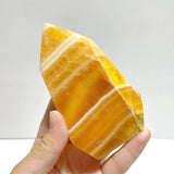 12 Pieces Yellow Calcite Arrow Head Shape - Wholesale Crystals