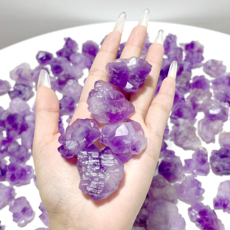 121 Pieces Beautiful Amethyst Clusters - Wholesale Crystals