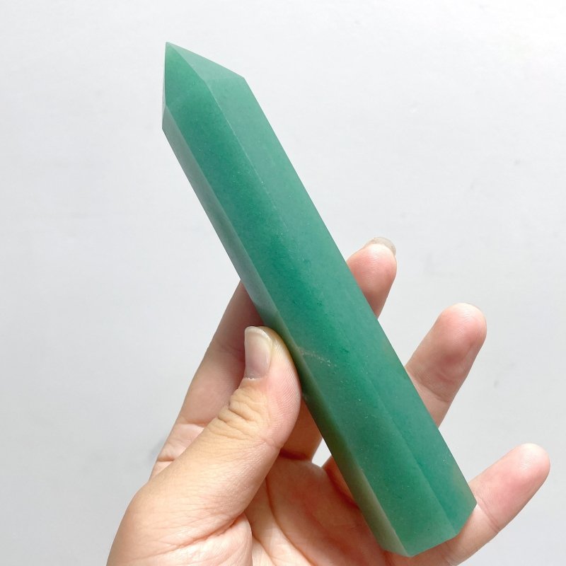 13 - 16CM Green Aventurine Tower Point Wholesale - Wholesale Crystals