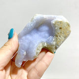 13 Pieces Geode Druzy Blue Chalcedony - Wholesale Crystals