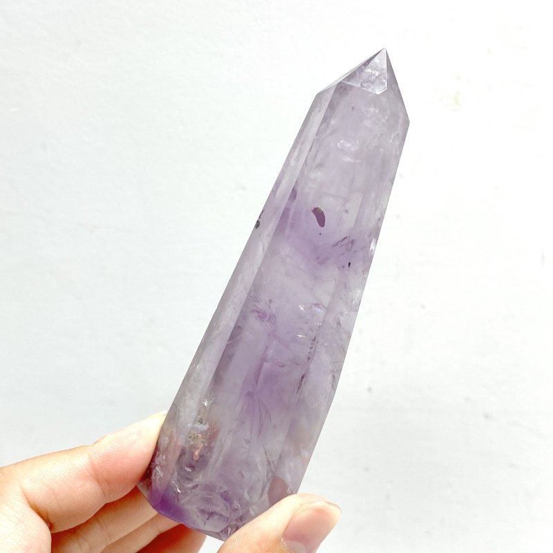 13 Pieces God's Fingerprint Light Purple Amethyst Tower Point -Wholesale Crystals