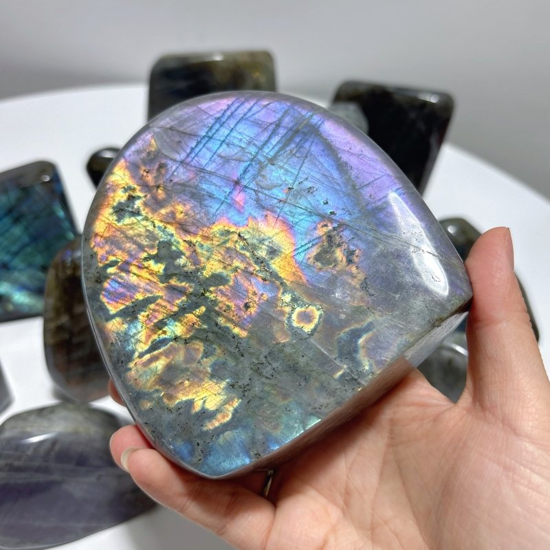 13 Pieces High Quality Labradorite Free Form - Wholesale Crystals