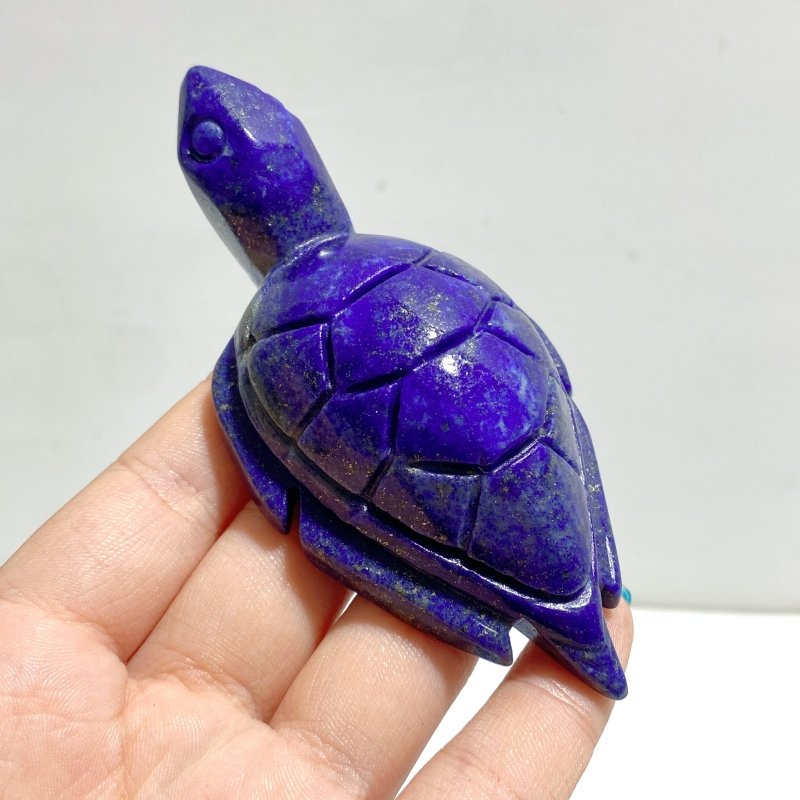 13 Pieces Lapis Lazuli Sea Turtles Carving - Wholesale Crystals