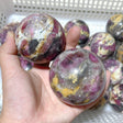 13 Pieces Pink Tourmaline Spheres Balls - Wholesale Crystals