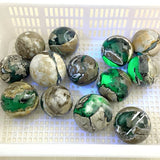 13 Pieces Volcano Agate Spheres Balls(UV - Reactive) - Wholesale Crystals