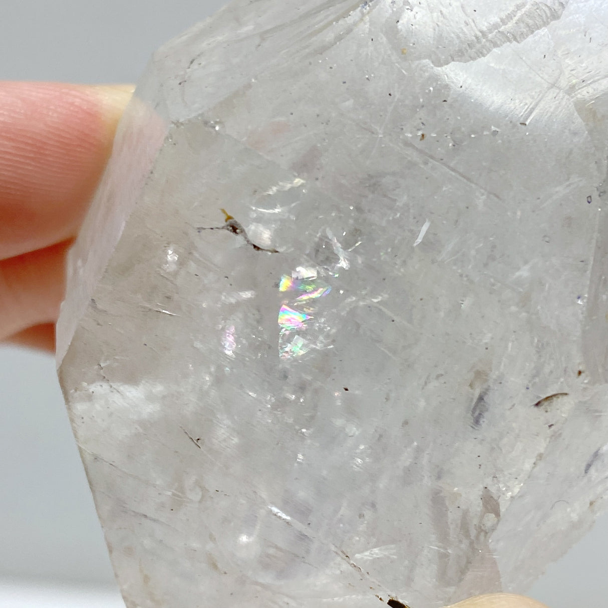 A04 Enhydro Crystal With Rainbow