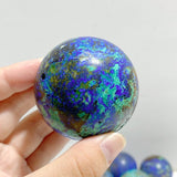 14 Pieces Azurite Mixed Malachite Spheres 4 -Wholesale Crystals