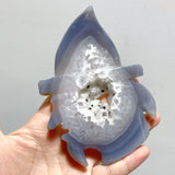 14 Pieces Geode Druzy Agate Geode Wizard Carving - Wholesale Crystals