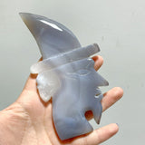 14 Pieces Geode Druzy Agate Geode Wizard Carving - Wholesale Crystals