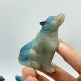 14 Pieces Trolleite Stone Wolves Crystal Carving -Wholesale Crystals