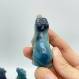 14 Pieces Trolleite Stone Wolves Crystal Carving -Wholesale Crystals