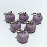 14 Types Small Apple Carving Wholesale Clear Quartz Green Aventurine Lepidolite - Wholesale Crystals