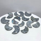 15 Pieces Beautiful Labradorite Moon Carving - Wholesale Crystals
