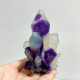 15 Pieces Beautiful Rainbow Fluorite Cluster Carving - Wholesale Crystals