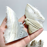 15 Pieces Clear Quartz Cluster Butterfly Fairy Carving - Wholesale Crystals