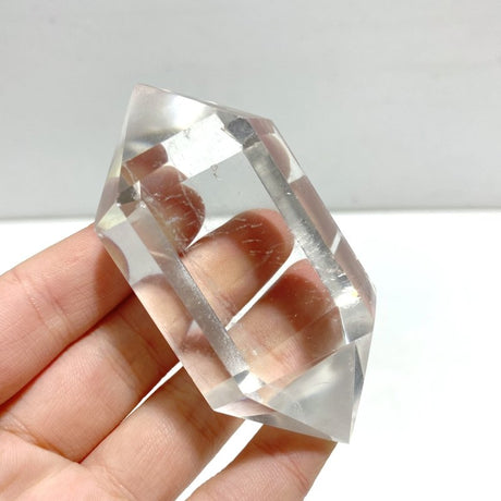 15 Pieces Clear Quartz Double Points - Wholesale Crystals