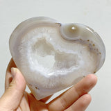 15 Pieces Geode Agate Heart -Wholesale Crystals