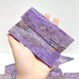 15 Pieces High Quality Charoite Slab - Wholesale Crystals