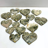 15 Pieces Large 8th Vein Ocean Jasper Heart 3 (Defect) - Wholesale Crystals