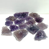15 Pieces Raw Purple Fluorite Spark Specimen - Wholesale Crystals