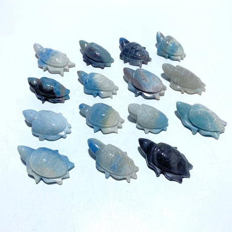 15 Pieces Trolleite Stone Sea Turtles Carving - Wholesale Crystals