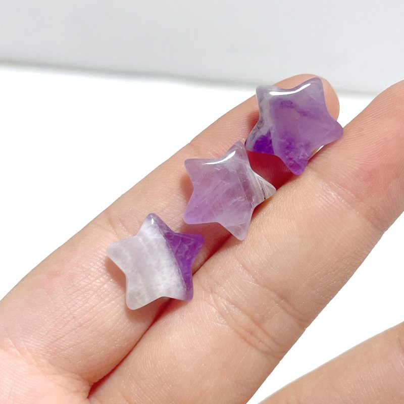 1.5CM Mini Chevron Amethyst Star Wholesale - Wholesale Crystals