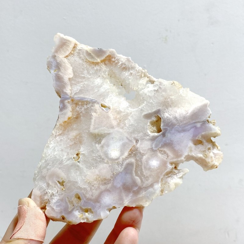 16 Pieces Sakura Flower Agate Slabs -Wholesale Crystals