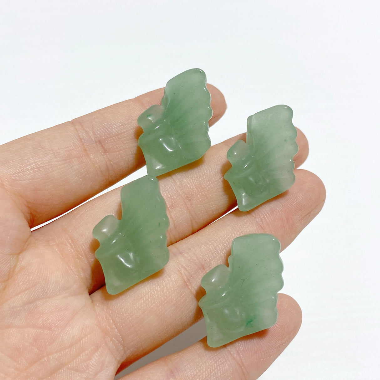 Mini Green Aventurine Butterfly Fairy Carving Wholesale