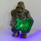 Unique Volcano Agate King Kong Ape Carving #10
