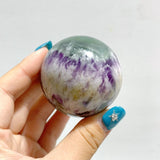 17 Pieces Beautiful Feather Fluorite Sphere Balls - Wholesale Crystals