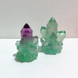 17 Pieces Beautiful Rainbow Fluorite Cluster Carving - Wholesale Crystals