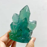 17 Pieces Beautiful Rainbow Fluorite Cluster Carving - Wholesale Crystals