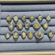 17 Pieces Golden Rutile Quartz Different Styles Ring - Wholesale Crystals