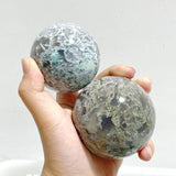 17 Pieces Moss Agate Spheres - Wholesale Crystals