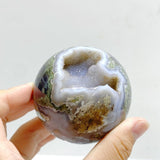 17 Pieces Moss Agate Spheres - Wholesale Crystals