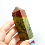 17 Pieces Ocean Jasper Four - sided Point 1 - Wholesale Crystals