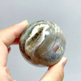 17 Pieces Ocean Jasper Spheres Balls - Wholesale Crystals