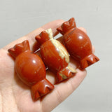 17 Types 5cm Candy Carving Wholesale Green Aventurine Tiger Eye Howlite Closeout -Wholesale Crystals