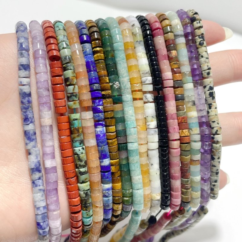 17 Types Crystal Spacer Rondelle Beads Wheel Beads Wholesale DIY Accessories Bracelets - Wholesale Crystals