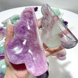 18 Pieces Colorful Fluorite Clouds Shallow Bowl - Wholesale Crystals