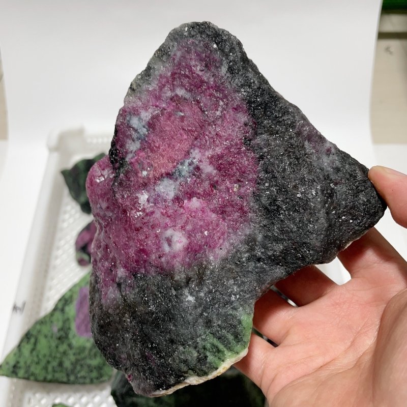18 Pieces Raw Ruby Zoisite Stone Specimen -Wholesale Crystals