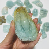 19 Pieces Caribbean Calcite Marine Animals Carving -Wholesale Crystals