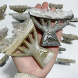 19 Pieces Clear Quartz Cluster Dendroid Guard Carving - Wholesale Crystals