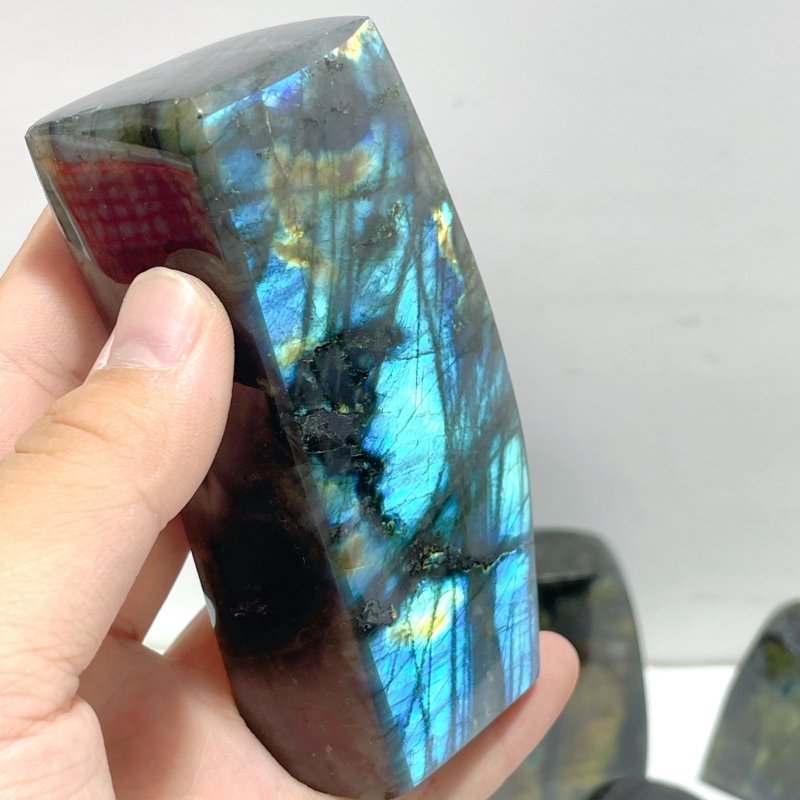 19 Pieces High Quality Polished Labradorite Free Form - Wholesale Crystals