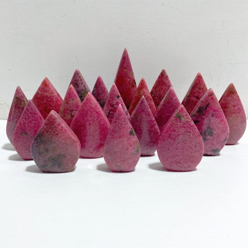 19 Pieces High Quality Rhodonite Arrow Head Shape -Wholesale Crystals